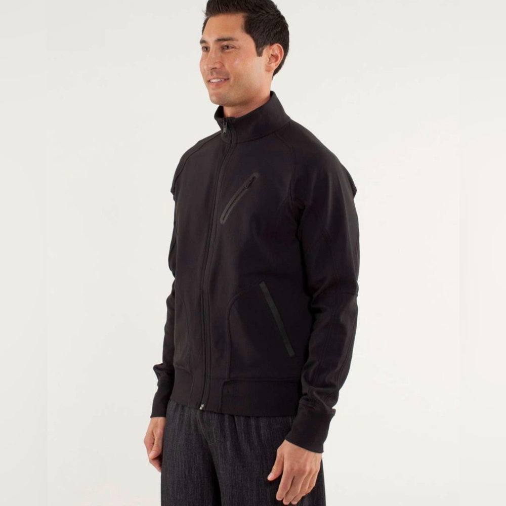 Lululemon Athletica Trainer Jacket Black Full Zip Medium - Picture 2 of 11